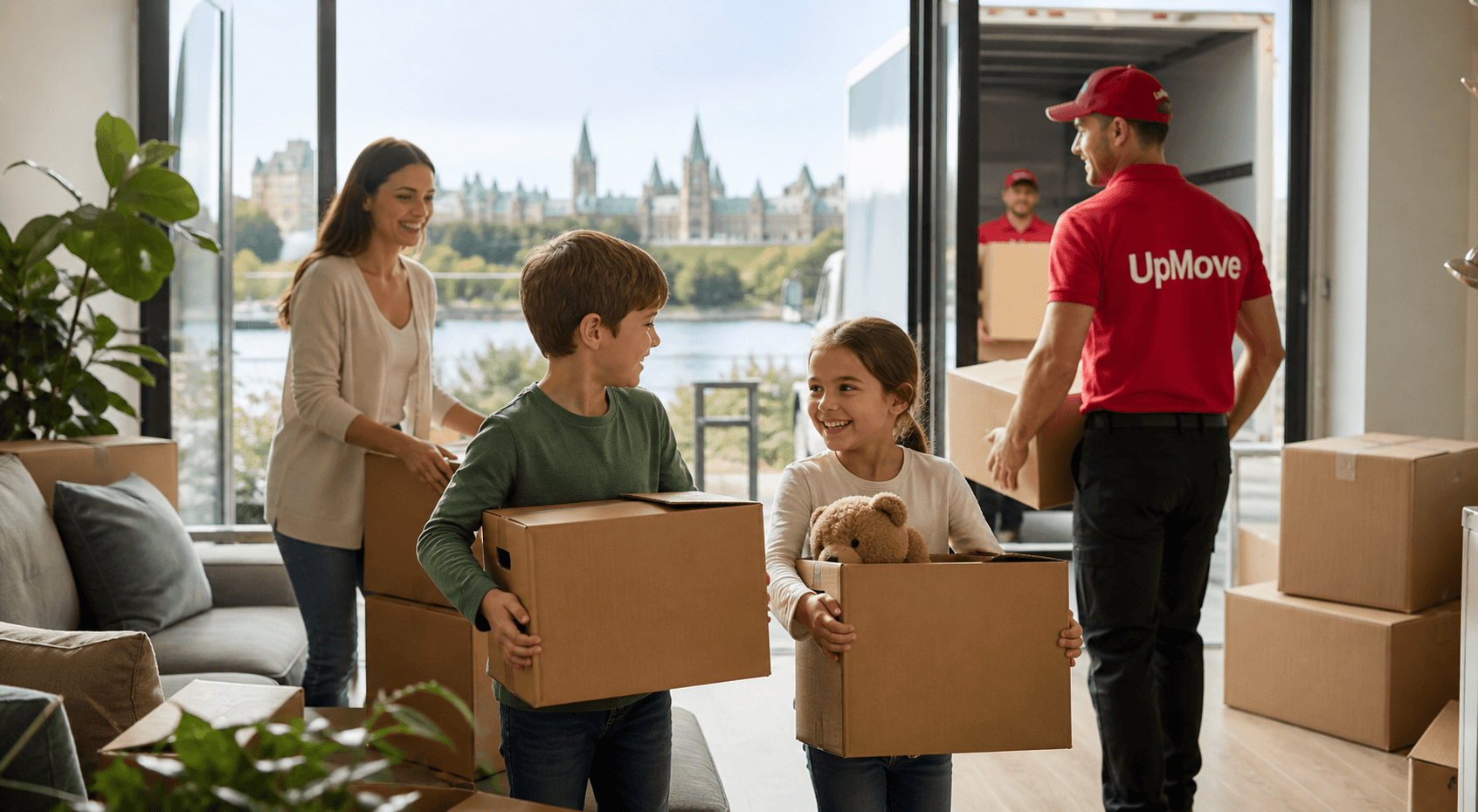 Déménagement sans Stress avec Enfants à Ottawa-Gatineau