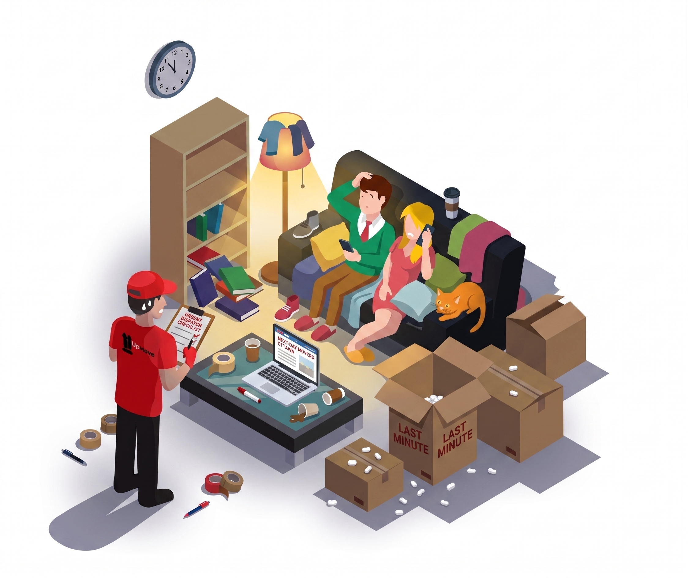Emergency last minute movers team in Ottawa